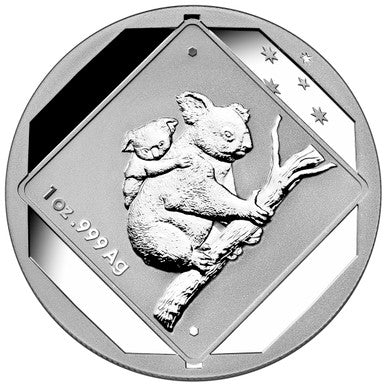 2014 $1 Australian Road Signs Koala 1oz Silver Frosted Uncirculated Coin