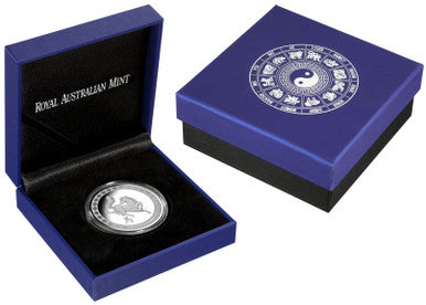 2014 $1 Year of The Horse 1oz Silver Proof Coin