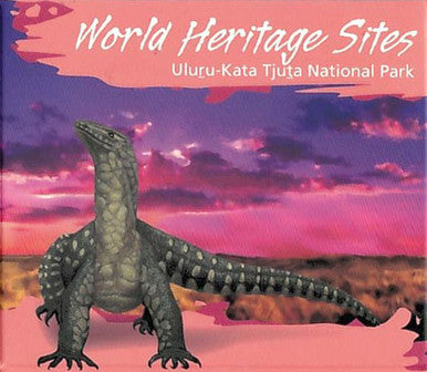 2014  $1 World Heritage Sites Uluru-Kata Tjuta National Park 1oz Silver Coloured Proof Coin