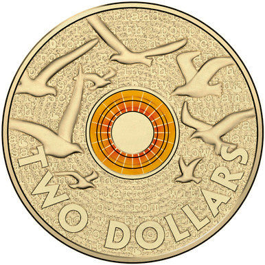2015 $2 Remembrance Day Coloured Uncirculated Coin