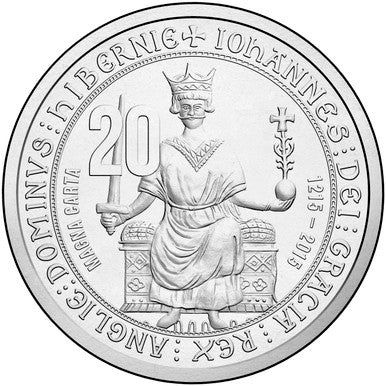 2015 20c 800th Anniversary of The Magna Carta Uncirculated Coin