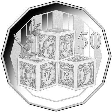 2015 50c Royal Collection Royal Baby of The Duke and Duchess of Cambridge Silver Proof Coin