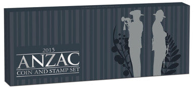 2015 ANZAC 1/2oz Silver Proof Coin and Stamp Set