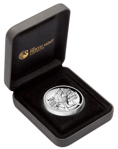 2015 $1 Great White Shark 1oz Silver High Relief Proof Coin