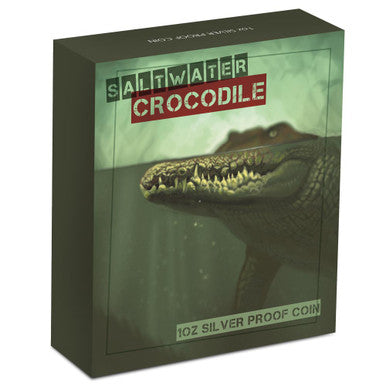 2015 $1 Australian Saltwater Crocodile 1oz Silver Proof Coin