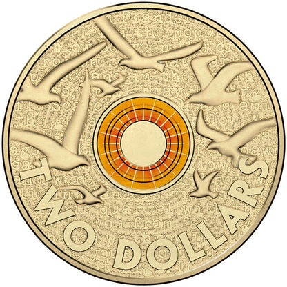 2015 $2 Remembrance Day Coloured Al-Bronze Uncirculated Coin