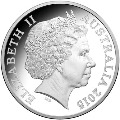 2015 $1 UNESCO Great Barrier Reef Australia 1oz Silver Coloured Proof Coin