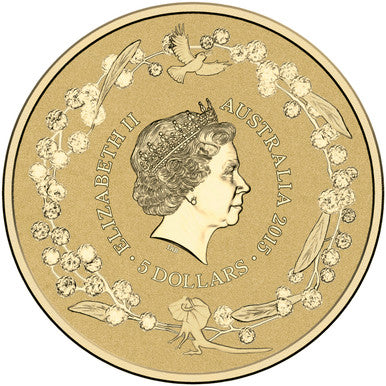 2015 $5 Distinctly Australian Coloured Uncirculated Coin