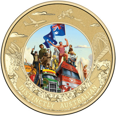 2015 $5 Distinctly Australian Coloured Uncirculated Coin