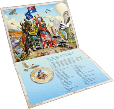 2015 $5 Distinctly Australian Coloured Uncirculated Coin