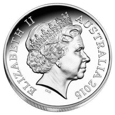 2015 $5 Australian Saltwater Crocodiles Agro Jr. 1oz Silver High Relief Proof Coin