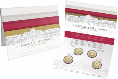 2016 $1 Australia's First Mints Growth From Gold Uncirculated 4 Coin Set