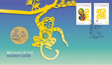 2016 $1 Year of The Monkey PNC