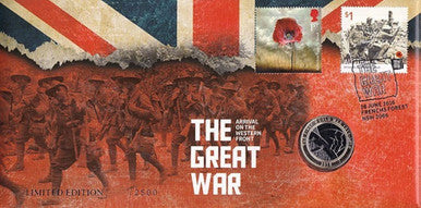 2016 £2 The Great War Arrival On The Western Front PNC