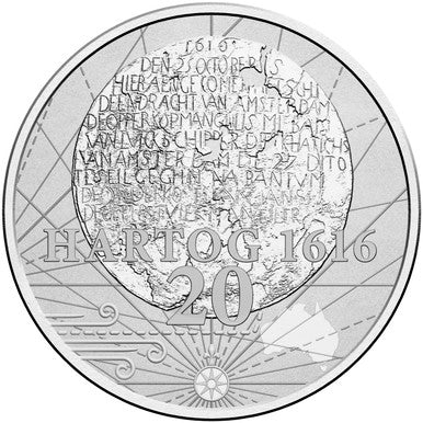 2016 20c 400th Anniversary Dirk Hartog Uncirculated Coin