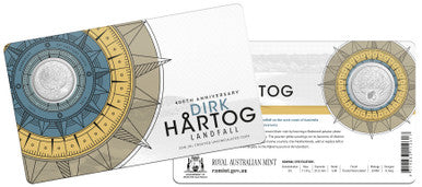 2016 20c 400th Anniversary Dirk Hartog Uncirculated Coin