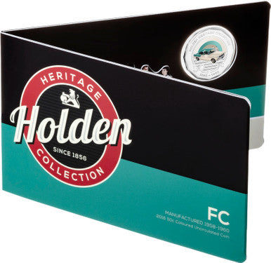 2016 50c Holden Heritage Coloured Uncirculated 12 Coin Collection with Tin