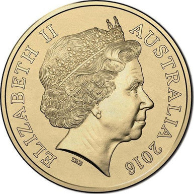 2016 $1 Australia's First Mints Growth From Gold 'B' Counterstamp Uncirculated Coin