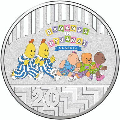 2017 25th Anniversary of Bananas In Pyjamas Uncirculated 2 Coin Set