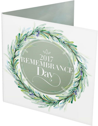 2017 $2 Remembrance Day 'C' Mintmark Coloured Uncirculated Coin