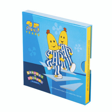2017 25th Anniversary of Bananas In Pyjamas Uncirculated 2 Coin Set