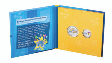 2017 25th Anniversary of Bananas In Pyjamas Uncirculated 2 Coin Set