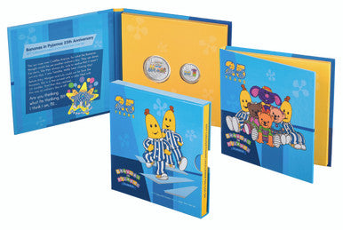 2017 25th Anniversary of Bananas In Pyjamas Uncirculated 2 Coin Set