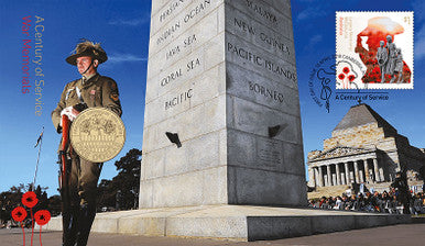 2018 $1 A Century of Service War Memorials PNC