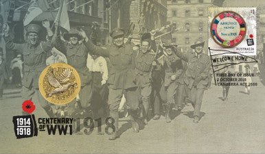 2018 $1 Centenary of WWI End of World War I PNC