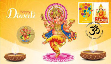 2018 $1 Happy Diwali PNC