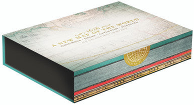 2018 $100 A New Map of The World 1626 Columbus, Drake, Cavendish and Magellan 1oz Gold Domed Proof Coin
