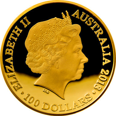 2018 $100 A New Map of The World 1812 Captain Cook's Tracks and His Discoveries 1oz Gold Domed Proof Coin