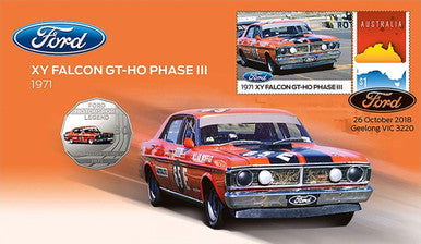 2018 50c Ford Motorsport Legends 1971 XY Falcon GT-HO Phase III PNC