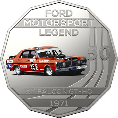 2018 50c Ford High Octane Coloured Uncirculated 7 Coin Collection with Tin