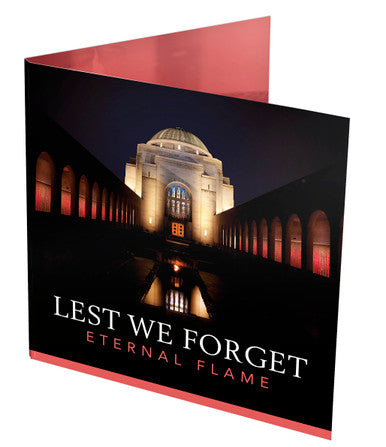 2018 $2 Lest We Forget Eternal Flame 'C' Mintmark Coloured Uncirculated Coin