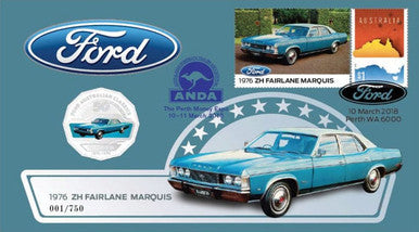 2017 50c ANDA Perth Ford Classics 1976 ZH Fairlane Marquis PNC
