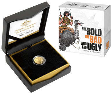2019 $10 Australian Bushrangers The Bold The Bad and The Ugly 1/10oz Gold Proof Coin