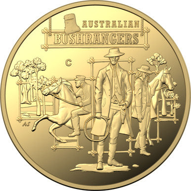 2019 $10 Australian Bushrangers The Bold The Bad and The Ugly 1/10oz Gold Proof Coin