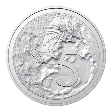 2019 $1 and 5c Moon Landing 50th Anniversary 2 Coin PNC