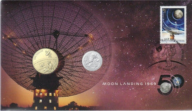 2019 $1 and 5c Moon Landing 50th Anniversary 2 Coin PNC