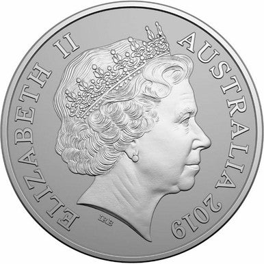 2019 $1 Mob of Roos with 'Panda' Privy Mark 1oz Silver BU Coin