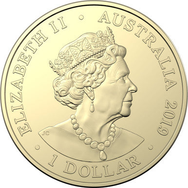 2019 $1 Australian Bushrangers The Bold The Bad and The Ugly 'Brave' Ben Hall 'S' Counterstamp Uncirculated Coin