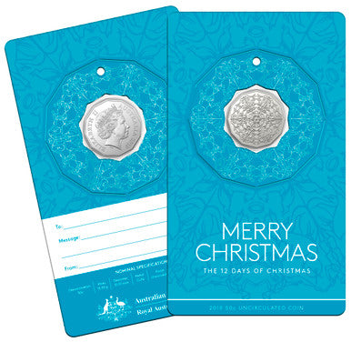 2019 50c Twelve Days of Christmas Uncirculated Coin