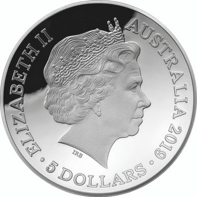 2019 $5 A New Map of The World 1812 Captain Cook's Tracks and His Discoveries 1oz Silver Proof Domed Coin