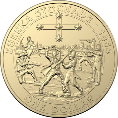 2019 $1 Mutiny and Rebellion Eureka Stockade Uncirculated Coin