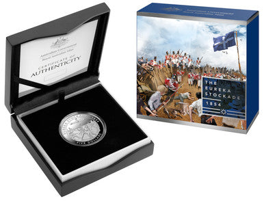 2019 $5 Mutiny and Rebellion The Eureka Stockade 1oz Silver Proof Coin
