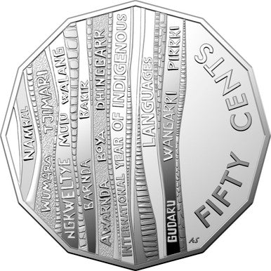 2019 50c AIATSIS International Year of Indigenous Languages Uncirculated Coin