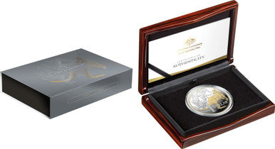2020 $1 Icons of Australia Mob of Roos 5oz Silver Selectively Gold Plated Coin