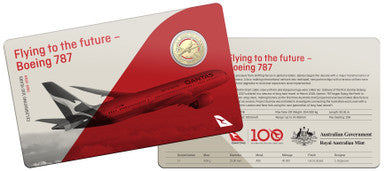 2020 $1 QANTAS Celebrating 100 Years Coloured Uncirculated 11 Coin Set