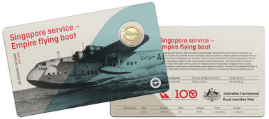 2020 $1 QANTAS Celebrating 100 Years Coloured Uncirculated 11 Coin Set